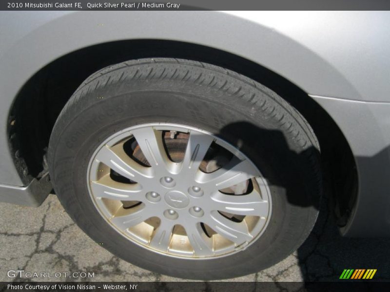 Quick Silver Pearl / Medium Gray 2010 Mitsubishi Galant FE