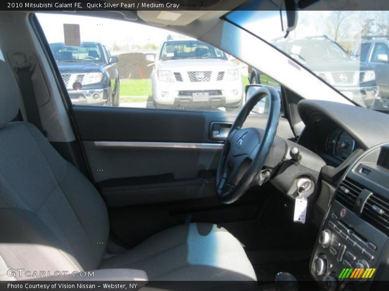 Quick Silver Pearl / Medium Gray 2010 Mitsubishi Galant FE