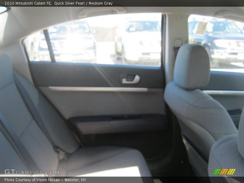 Quick Silver Pearl / Medium Gray 2010 Mitsubishi Galant FE