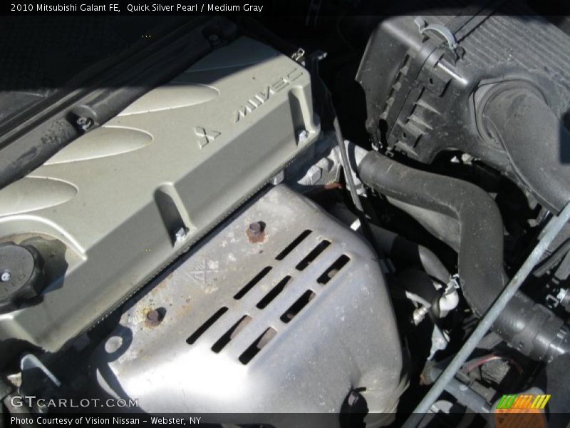 Quick Silver Pearl / Medium Gray 2010 Mitsubishi Galant FE
