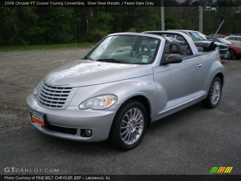 Silver Steel Metallic / Pastel Slate Gray 2008 Chrysler PT Cruiser Touring Convertible