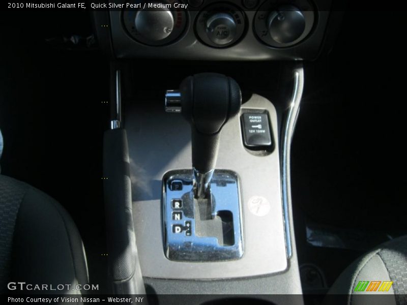 Quick Silver Pearl / Medium Gray 2010 Mitsubishi Galant FE