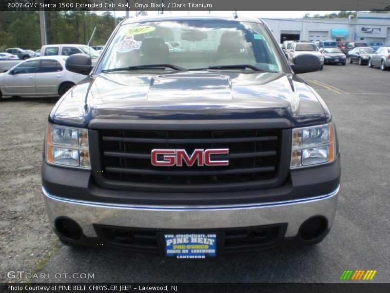 Onyx Black / Dark Titanium 2007 GMC Sierra 1500 Extended Cab 4x4