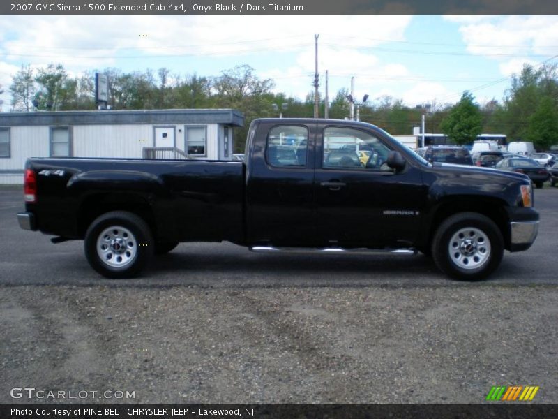 Onyx Black / Dark Titanium 2007 GMC Sierra 1500 Extended Cab 4x4