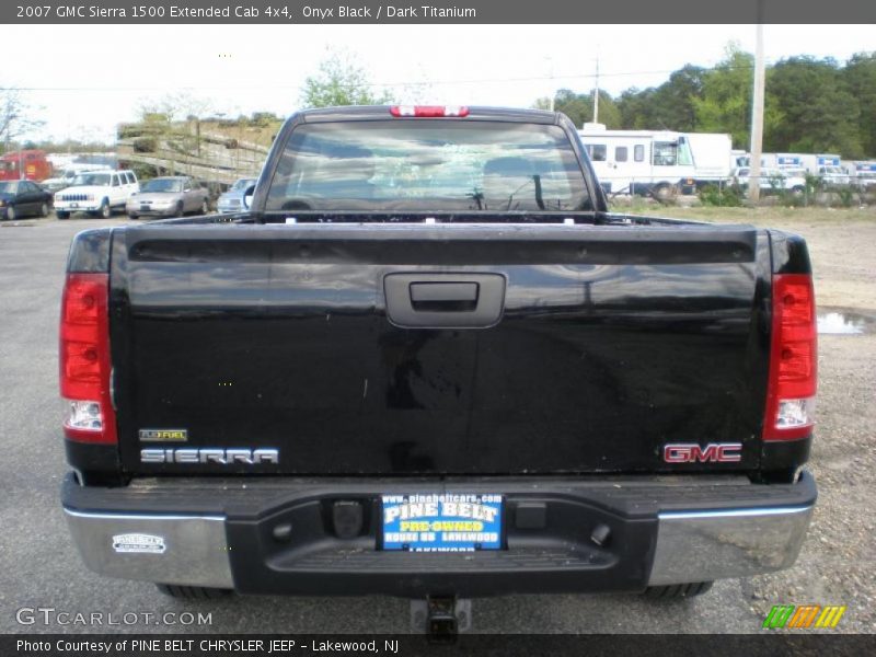 Onyx Black / Dark Titanium 2007 GMC Sierra 1500 Extended Cab 4x4