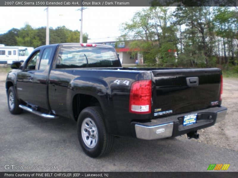 Onyx Black / Dark Titanium 2007 GMC Sierra 1500 Extended Cab 4x4