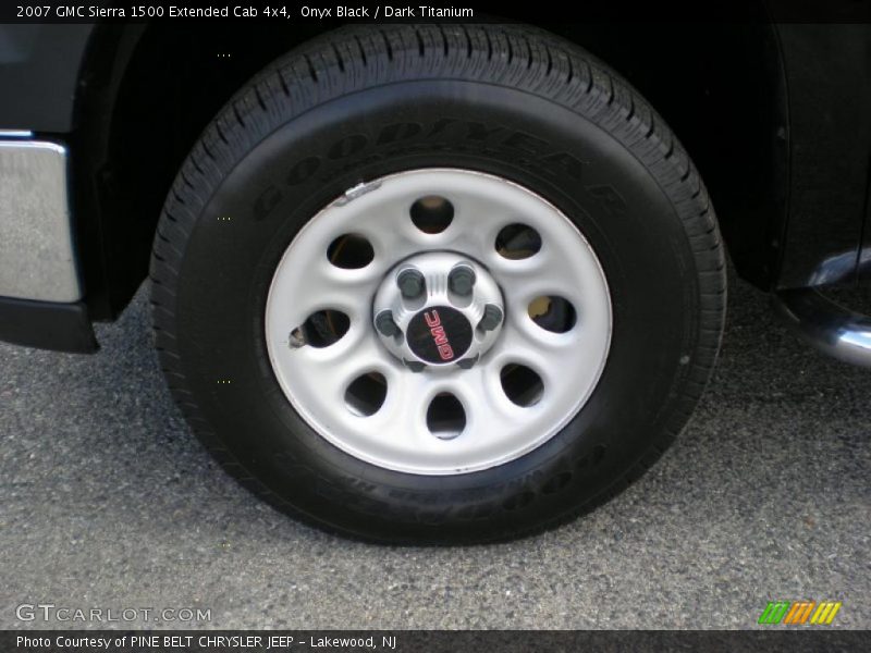 Onyx Black / Dark Titanium 2007 GMC Sierra 1500 Extended Cab 4x4