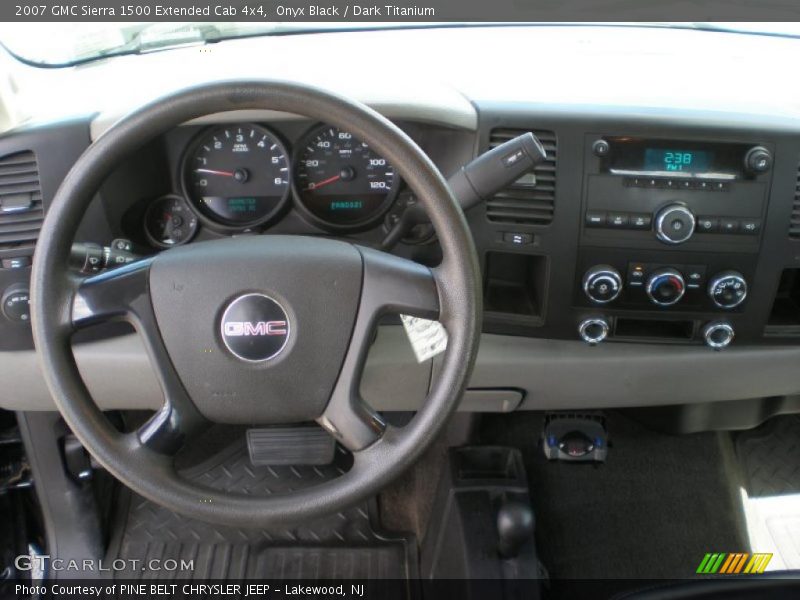 Onyx Black / Dark Titanium 2007 GMC Sierra 1500 Extended Cab 4x4