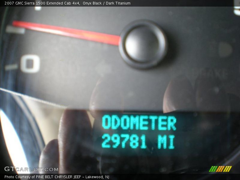 Onyx Black / Dark Titanium 2007 GMC Sierra 1500 Extended Cab 4x4