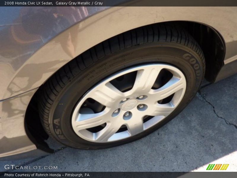 Galaxy Gray Metallic / Gray 2008 Honda Civic LX Sedan
