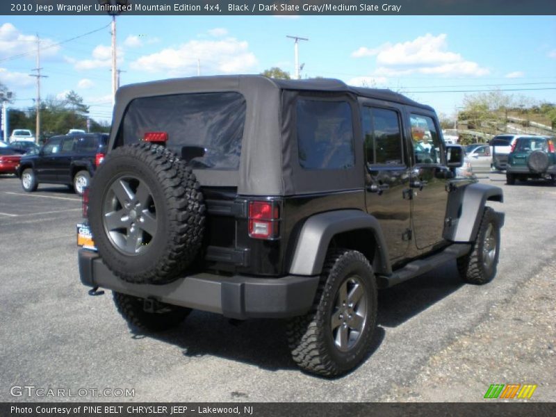 Black / Dark Slate Gray/Medium Slate Gray 2010 Jeep Wrangler Unlimited Mountain Edition 4x4