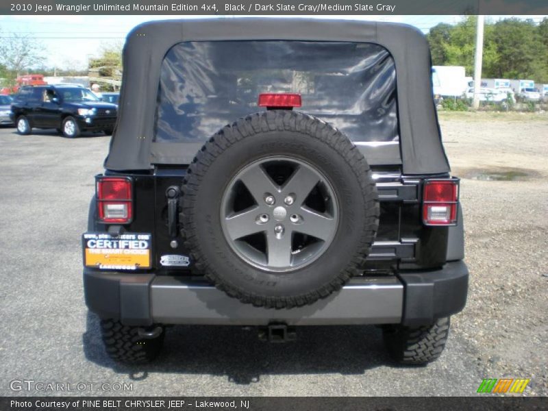 Black / Dark Slate Gray/Medium Slate Gray 2010 Jeep Wrangler Unlimited Mountain Edition 4x4
