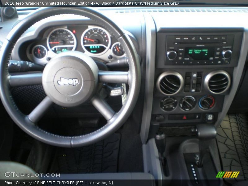Dashboard of 2010 Wrangler Unlimited Mountain Edition 4x4