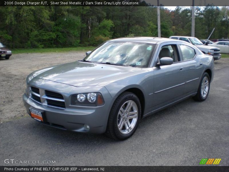 Silver Steel Metallic / Dark Slate Gray/Light Graystone 2006 Dodge Charger R/T