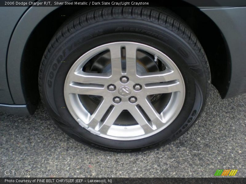 Silver Steel Metallic / Dark Slate Gray/Light Graystone 2006 Dodge Charger R/T