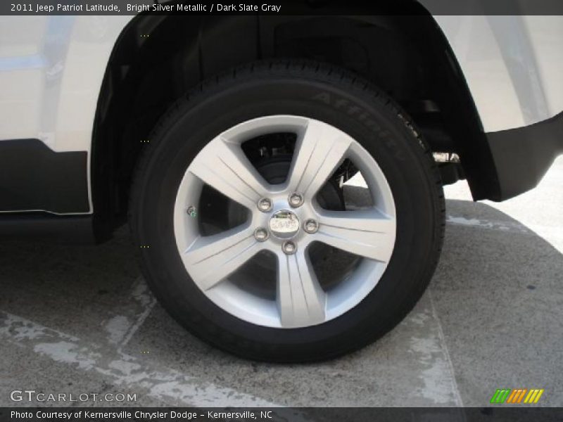 Bright Silver Metallic / Dark Slate Gray 2011 Jeep Patriot Latitude