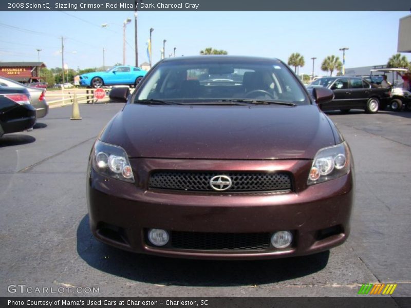 Sizzling Crimson Red Mica / Dark Charcoal Gray 2008 Scion tC