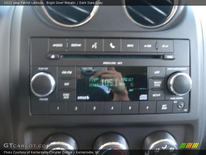 Bright Silver Metallic / Dark Slate Gray 2011 Jeep Patriot Latitude
