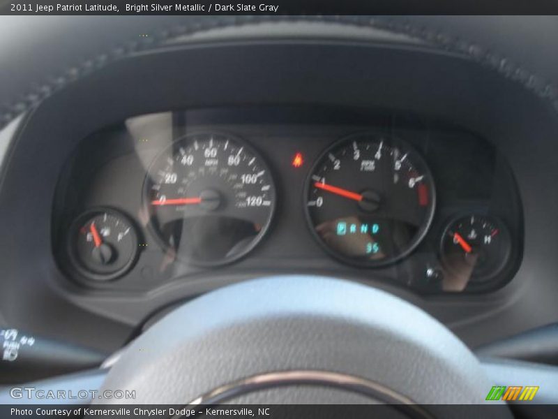 Bright Silver Metallic / Dark Slate Gray 2011 Jeep Patriot Latitude