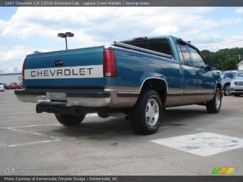 Laguna Green Metallic / Neutral Shale 1997 Chevrolet C/K C1500 Extended Cab