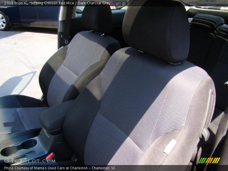 Sizzling Crimson Red Mica / Dark Charcoal Gray 2008 Scion tC