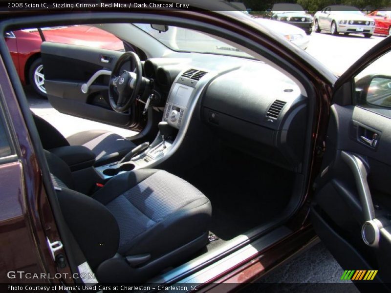 Sizzling Crimson Red Mica / Dark Charcoal Gray 2008 Scion tC