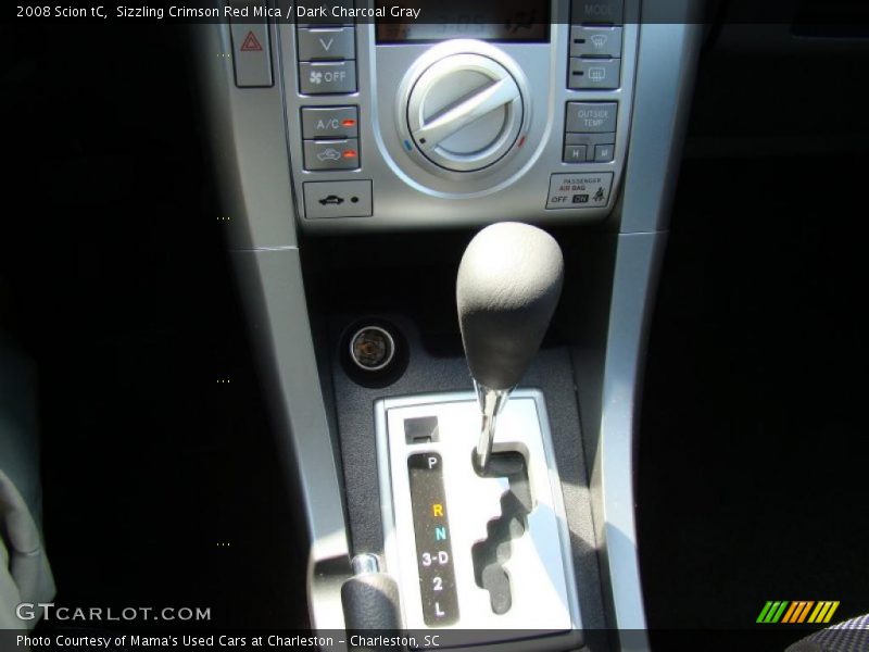 Sizzling Crimson Red Mica / Dark Charcoal Gray 2008 Scion tC