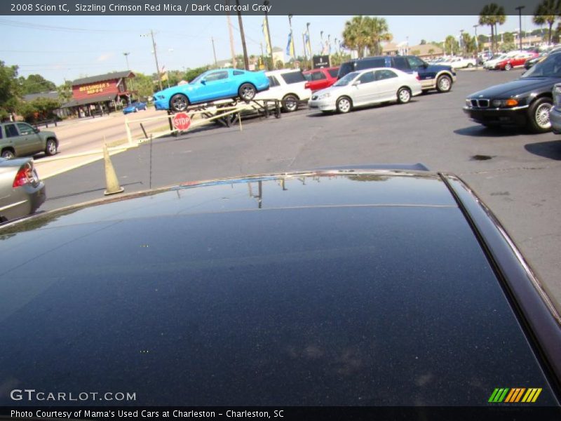 Sizzling Crimson Red Mica / Dark Charcoal Gray 2008 Scion tC