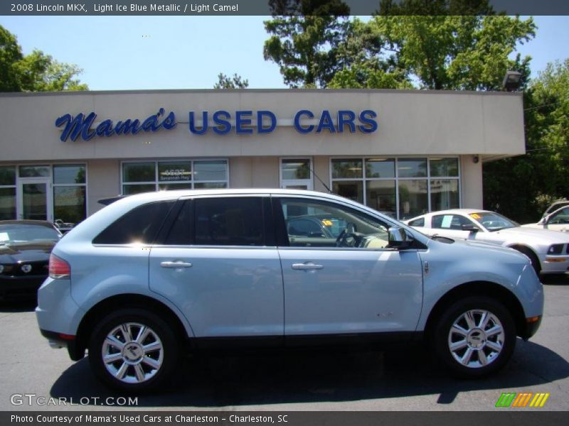 Light Ice Blue Metallic / Light Camel 2008 Lincoln MKX