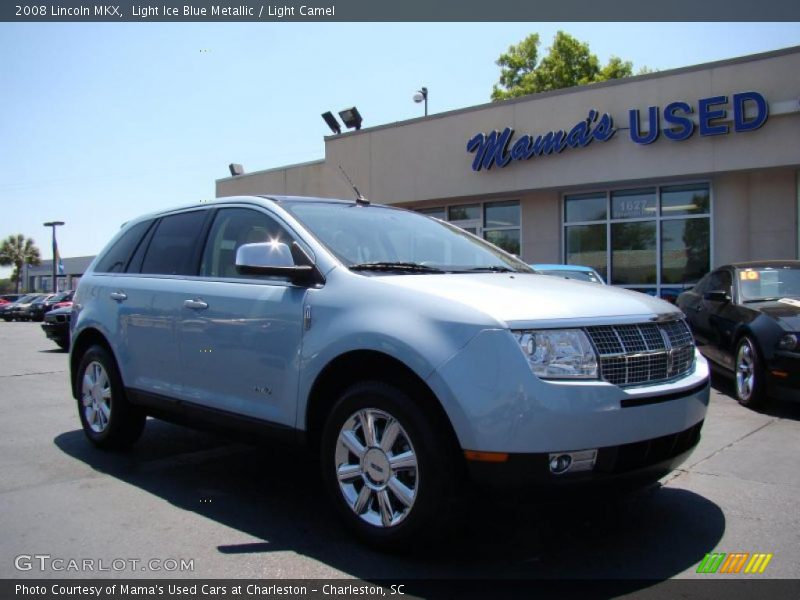 Light Ice Blue Metallic / Light Camel 2008 Lincoln MKX