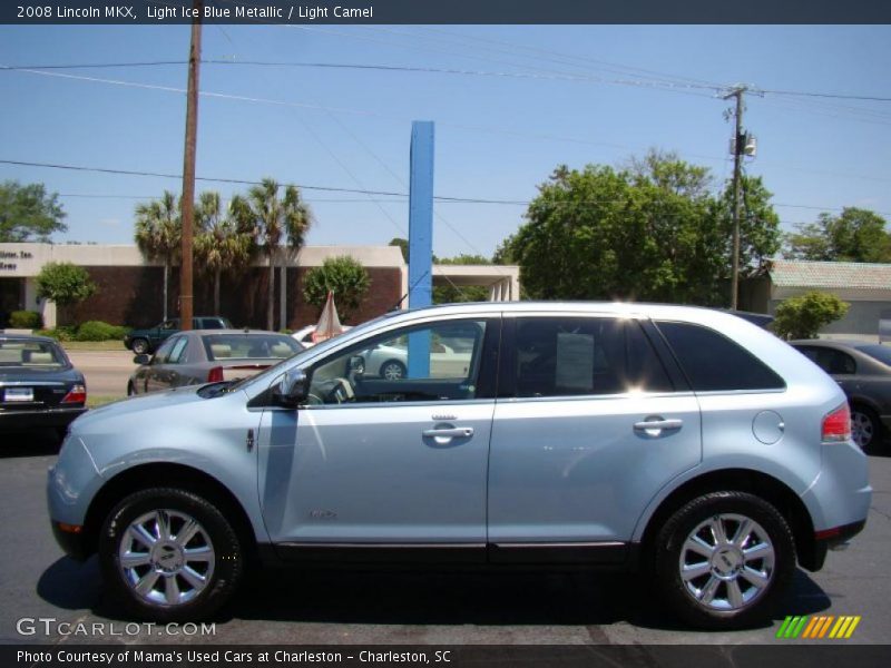 Light Ice Blue Metallic / Light Camel 2008 Lincoln MKX