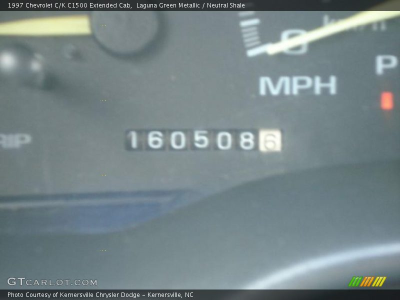Laguna Green Metallic / Neutral Shale 1997 Chevrolet C/K C1500 Extended Cab
