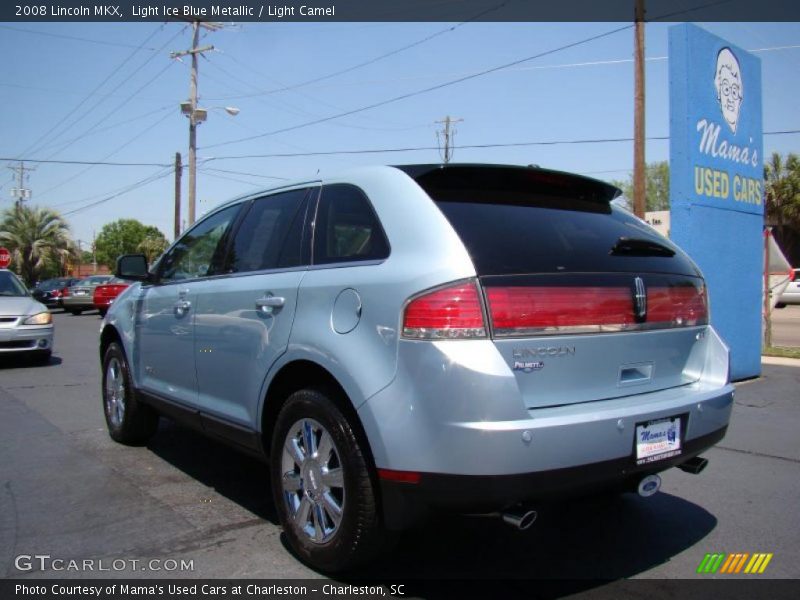 Light Ice Blue Metallic / Light Camel 2008 Lincoln MKX