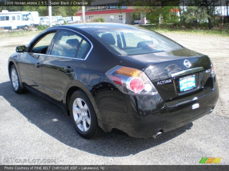 Super Black / Charcoal 2008 Nissan Altima 2.5 S
