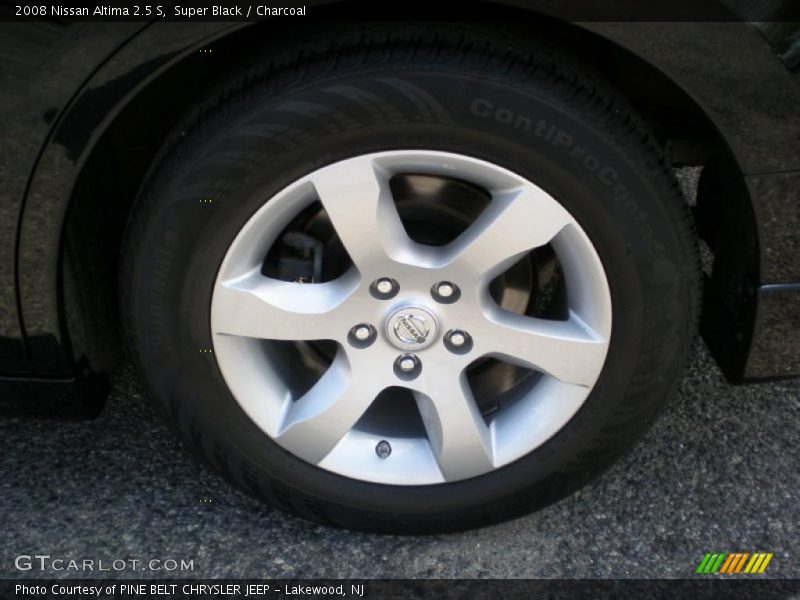 Super Black / Charcoal 2008 Nissan Altima 2.5 S