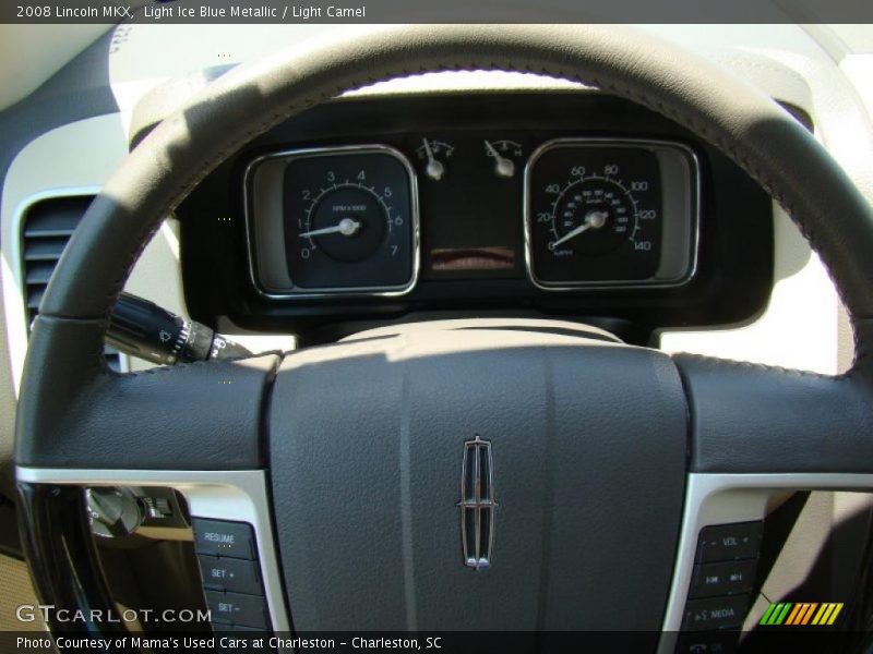 Light Ice Blue Metallic / Light Camel 2008 Lincoln MKX