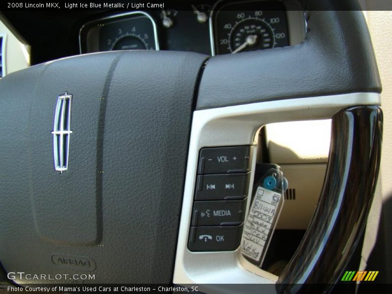 Light Ice Blue Metallic / Light Camel 2008 Lincoln MKX