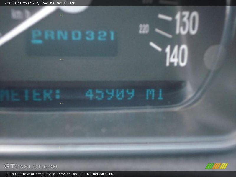 Redline Red / Black 2003 Chevrolet SSR