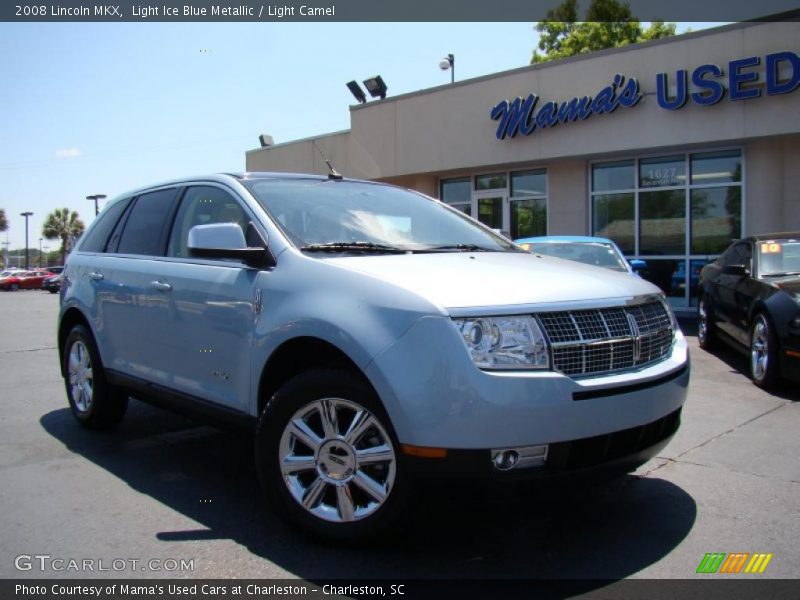 Light Ice Blue Metallic / Light Camel 2008 Lincoln MKX