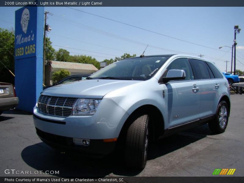 Light Ice Blue Metallic / Light Camel 2008 Lincoln MKX