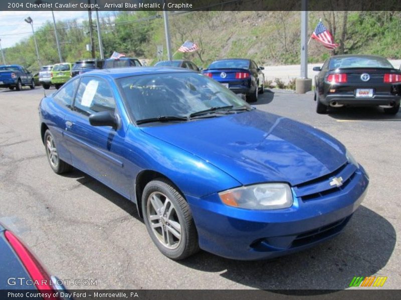 Arrival Blue Metallic / Graphite 2004 Chevrolet Cavalier Coupe