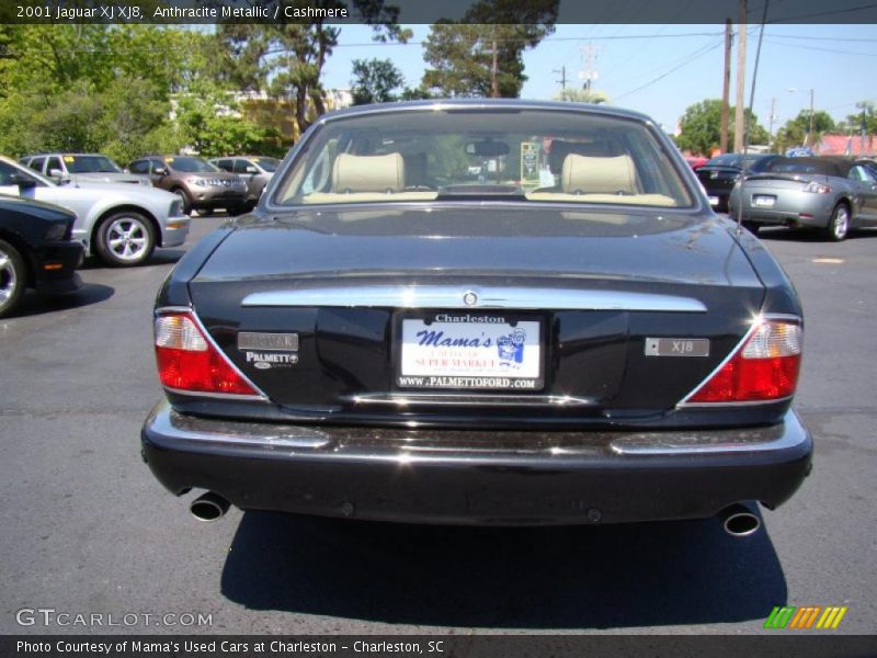 Anthracite Metallic / Cashmere 2001 Jaguar XJ XJ8