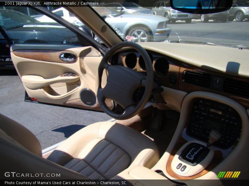 Anthracite Metallic / Cashmere 2001 Jaguar XJ XJ8