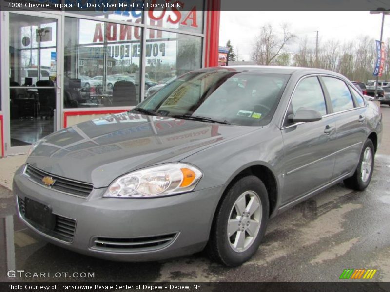 Dark Silver Metallic / Ebony Black 2008 Chevrolet Impala LT