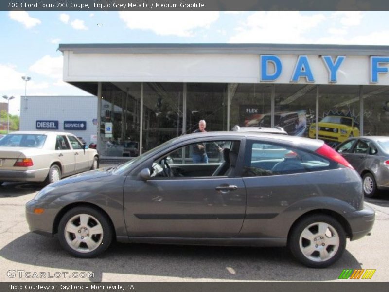 Liquid Grey Metallic / Medium Graphite 2003 Ford Focus ZX3 Coupe