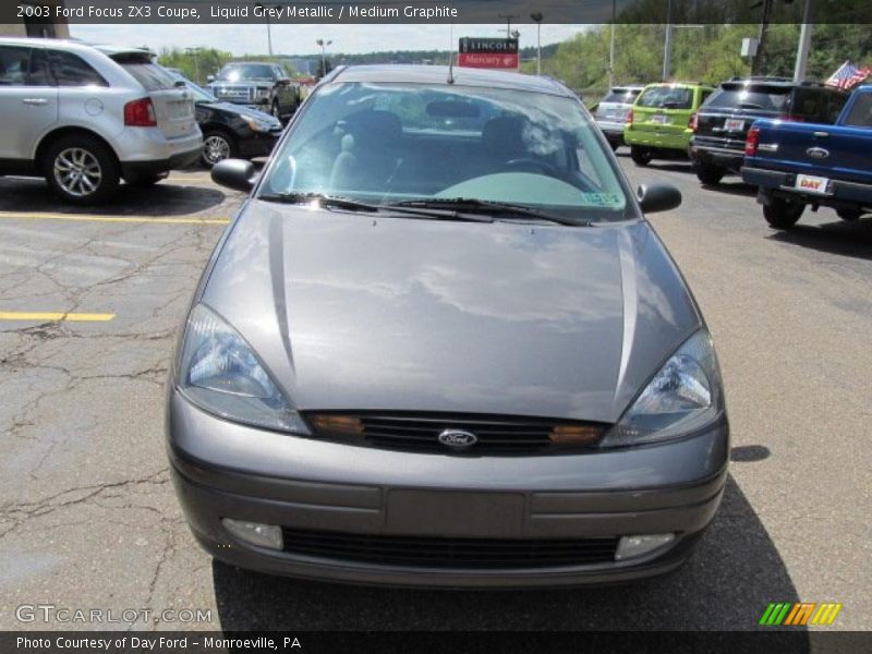Liquid Grey Metallic / Medium Graphite 2003 Ford Focus ZX3 Coupe