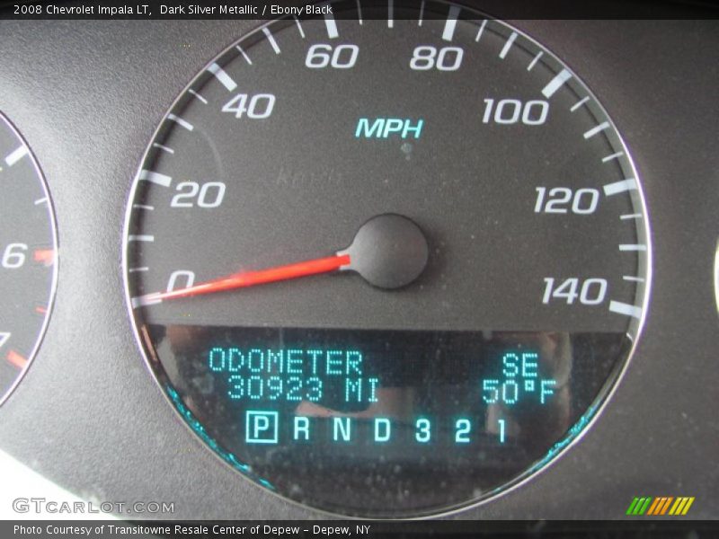 Dark Silver Metallic / Ebony Black 2008 Chevrolet Impala LT