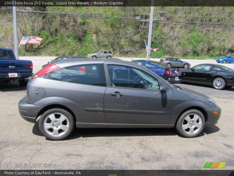 Liquid Grey Metallic / Medium Graphite 2003 Ford Focus ZX3 Coupe