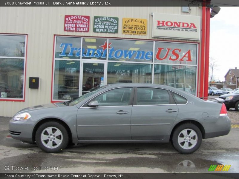 Dark Silver Metallic / Ebony Black 2008 Chevrolet Impala LT