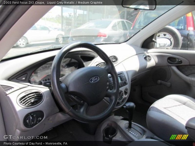 Liquid Grey Metallic / Medium Graphite 2003 Ford Focus ZX3 Coupe
